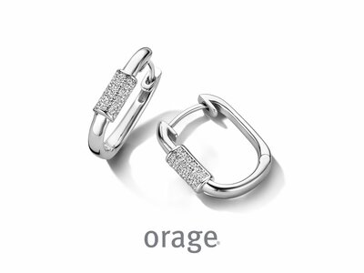 Orage | Boucles d'Oreilles | Argent | Oxyde de Zirconium | BA029