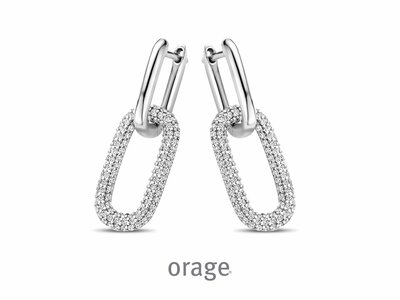 Orage | Boucles d'Oreilles | Argent Oxyde de Zirconium | BA033