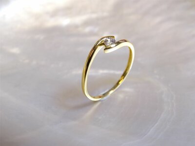 Loumya Gold "Or" | Bague | Or Jaune | Oxyde de Zirconium | O10544