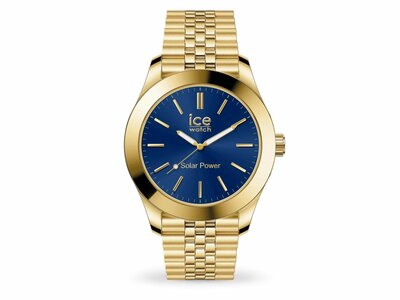 Ice-Watch | Homme | Quartz | Ice Steel | Solar | Gold Blue | Médium | 023798