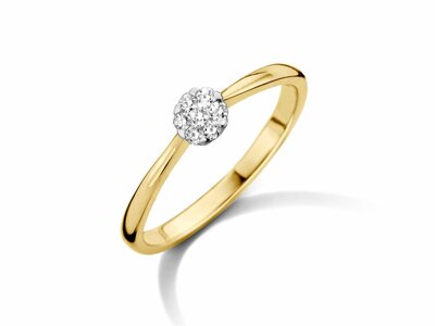 Loumya Gold "Or" | Bague | Or Jaune | Diamants 0.17ct | DR34000-243