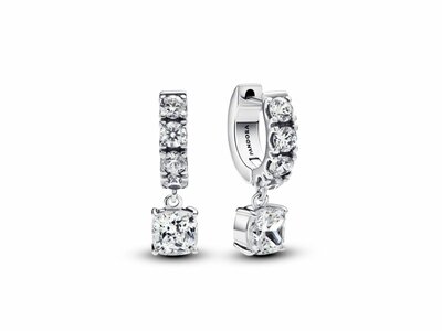 Pandora | Boucles d'Oreilles | Créoles | Pavées | 293547C01