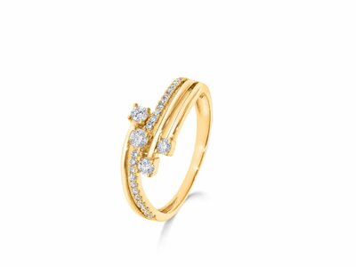 Loumya Gold "Or" | Bague | Or Jaune | Diamants 0.320ct | 067975/A