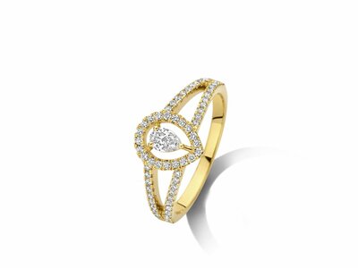 Loumya Gold "Or" | Bague | Or Jaune | Diamants 0.310ct | 0.170ct | 068630/A