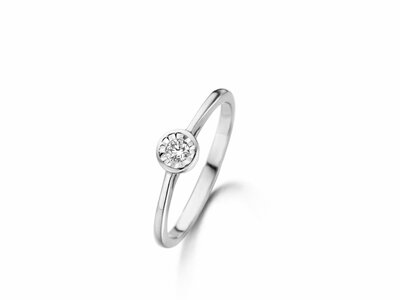 Loumya Gold "Or" | Bague | Or Blanc | Diamant 0.08ct | 9A2327/A