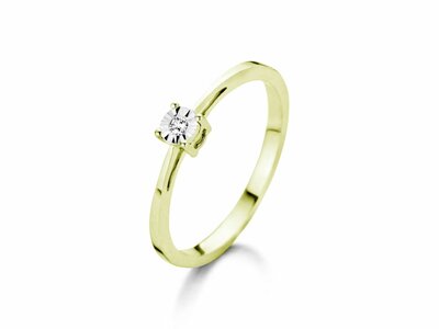 Loumya Gold "Or" | Bague | Or Jaune | Diamants 0.020ct | 9A1818/A