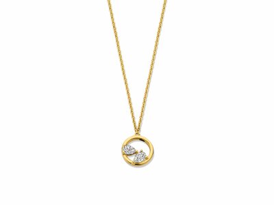 Loumya Gold "Or" | Collier | Or Jaune | Diamants 0.180ct | ø8mm | 068477/A