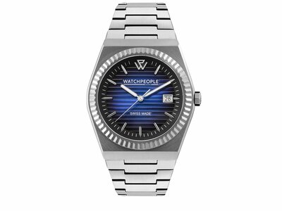 Watch People | Homme | Quartz | WP1 | Acier Inoxydable | Black Blue Radial | 41mm | 700389