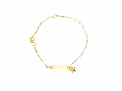 Loumya Gold "Or" | Bracelet | Identité Bébé | Or Jaune | 12+3cm | 162231