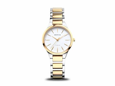 Bering | Femme | Quartz | Titanium | Bicolore | Ultra Slim | ø30mm | 15630-701