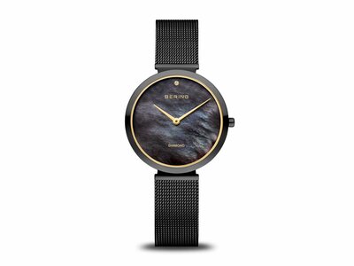 Bering | Femme | Quartz | Classic | Milanais Noir | ø32mm | 18132-132