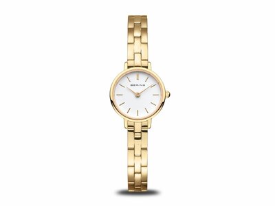 Bering | Femme | Quartz | Classic | Acier Inoxydable | Doré | ø22mm | 11022-734