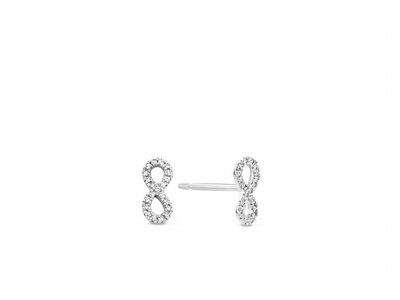 Loumya Gold "Or" | Boucles d'Oreilles | Or Blanc | Diamants 0.05ct | AE0082X