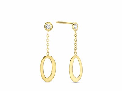 Loumya Gold "Or" | Boucles d'Oreilles | Or Jaune | Oxyde de Zirconium | AE0115C