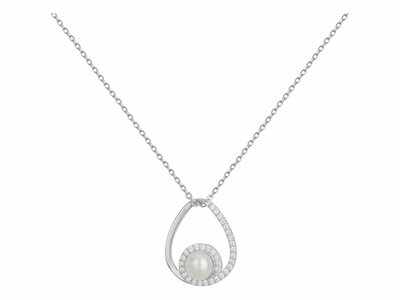 Loumya Silver | Collier | Argent | Perle de Culture | Oxyde de Zirconium | 70700906