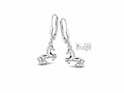 Orage Kids | Boucles d'Oreilles | Argent | Chevaux | K2578