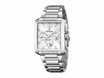 Festina | Homme | Quartz | Chrono | Acier Inoxydable | 37x12.5mm | Gris | F20635/1