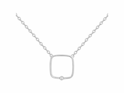 La Garçonne Diamant | Collier | Argent | Diamant 0.015ct | 20700054