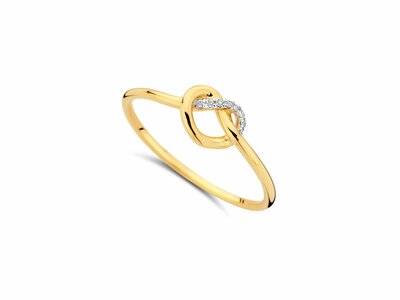 Loumya Gold "Or" | Bague | Or Jaune | Diamants 0.02ct | D24124