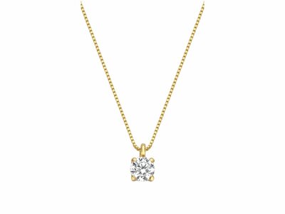 Loumya Gold "Or" | Collier | Or Jaune | Oxyde de Zirconium | CO1274g4.75