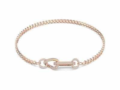 Swarovski | Collier Dextera | Pavé | Maillons Mixtes | Rosé | 5656624