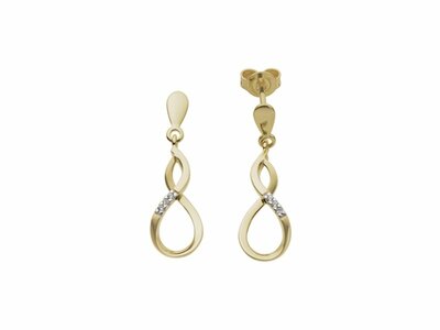 Loumya Gold "Or" | Boucles d'Oreilles | Or Jaune | Diamants 0.020ct | GO3700BB