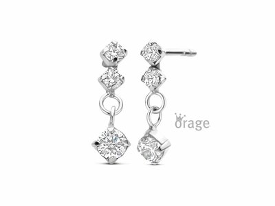 Orage Kids | Boucles d'Oreilles | Argent | Oxyde de Zirconium | K2932