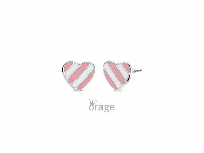 Orage Kids | Boucles d'Oreilles | Argent | Coeurs | K2938