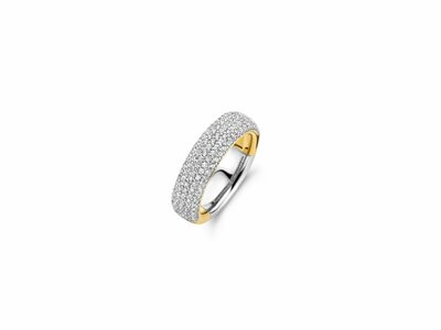 Ti Sento | Bague | Plaqué Or | Oxyde de Zirconium | 12235ZY