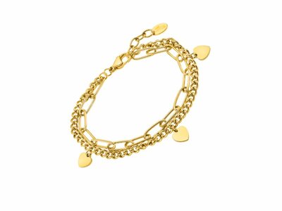 Lotus Style | Bracelet | Acier Doré | LS2314/2/2