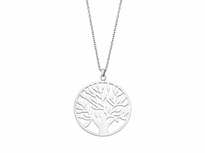 Lotus Style | Collier | Acier Inoxydable | Arbre de Vie | ø40mm | LS1898/1/1