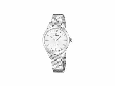 Festina | Femme | Quartz | Swiss Made | Milanais Acier Inoxydable | ø32mm | F20076/1