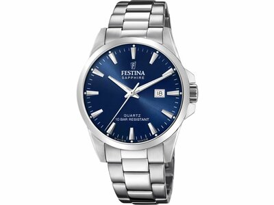 Festina | Homme | Quartz | Swiss Made | Acier Inoxydable | Bleu | ø41mm |  F20024/1