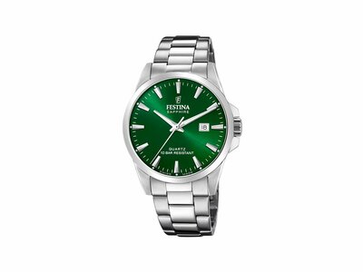 Festina | Homme | Quartz | Swiss Made | Acier Inoxydable | Vert | ø41mm | F20024/6