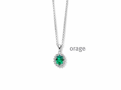 Orage | Collier | Argent | Oxyde de Zirconium | AS423