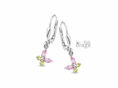 Orage Kids | Boucles D'Oreilles | Argent | Papillon | O/4964/A
