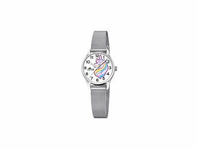 Lotus | Enfant | Quartz | Milanais Argenté | Licorne | ø23mm | 18571/H