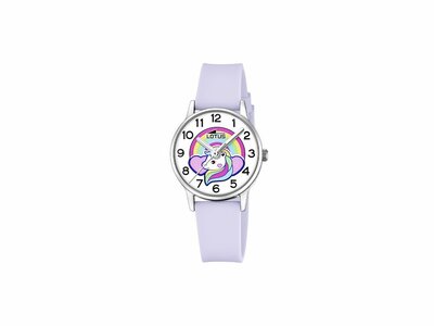 Lotus | Enfant |Quartz | Silicone Lilas | Licorne | ø30mm | 19001/4