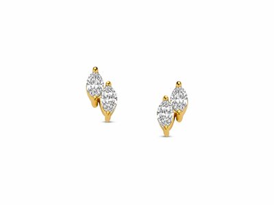 Loumya Gold "Or" | Boucles d'Oreilles | Or Jaune | Diamants 0.270ct | 068526/A