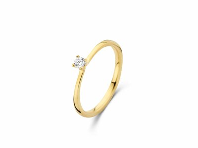 Loumya Gold "Or" | Bague | Or Jaune | Diamant 0.100ct | 91KX30/A
