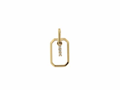 Loumya Gold "Or" | Pendentif | Or Jaune | Diamants 0.025ct | 069530/A