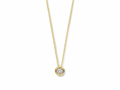 Loumya Gold "Or" | Collier | Or Jaune | Diamant 0.10ct | 92C829/A