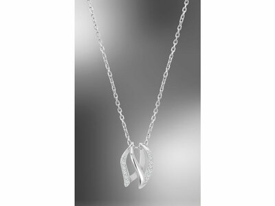 Lotus Silver | Collier | Argent | Oxyde de Zirconium | LP3821-1/1