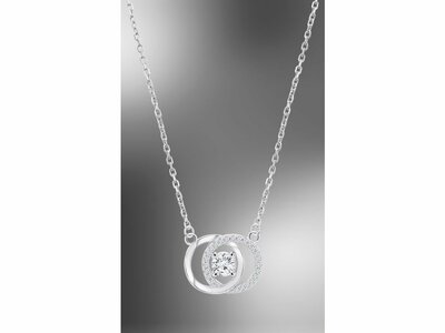 Lotus Silver | Collier | Argent | Oxyde de Zirconium | LP3820-1/1