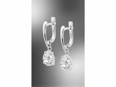 Lotus Silver | Boucles d'Oreilles | Argent | Oxyde de Zirconium | LP3809-4/1