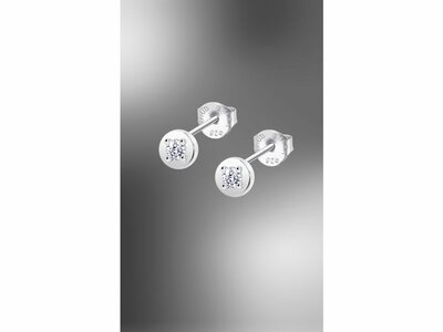 Lotus Silver | Boucles d'Oreilles | Argent | Oxyde de Zirconium | LP3850-4/1