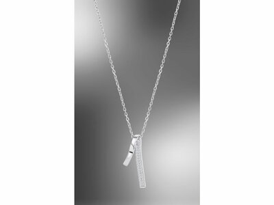 Lotus Silver | Collier | Argent | Oxyde de Zirconium | LP3822-1/1