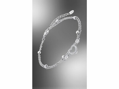 Lotus Silver | Bracelet | Argent | Oxyde de Zirconium | LP3818-2/1
