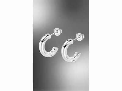 Lotus Silver | Boucles d'Oreilles | Créoles | Argent | Oxyde de Zirconium | LP3854-4/2