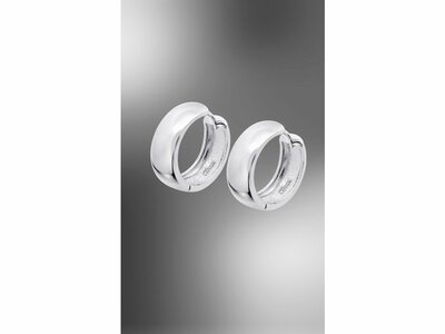 Lotus Silver | Boucles d'Oreilles | Créoles | Argent | ø18mm | LP3775-4/1